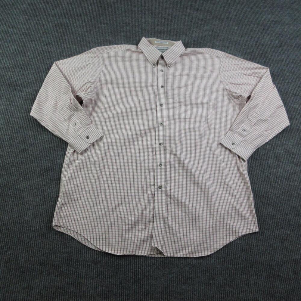MICHAEL Michael Kors Shirt Mens M Blue Purple Check Long Sleeve Button Up Casual